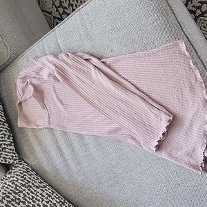 Maurices 24/7 Waffle Long Sleeve Shirt pink/purple